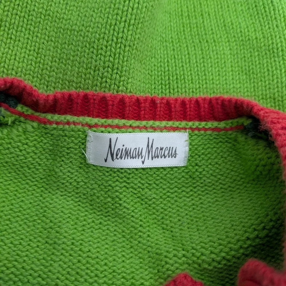 Neiman Marcus Gingerbread Man Sweater 4/5